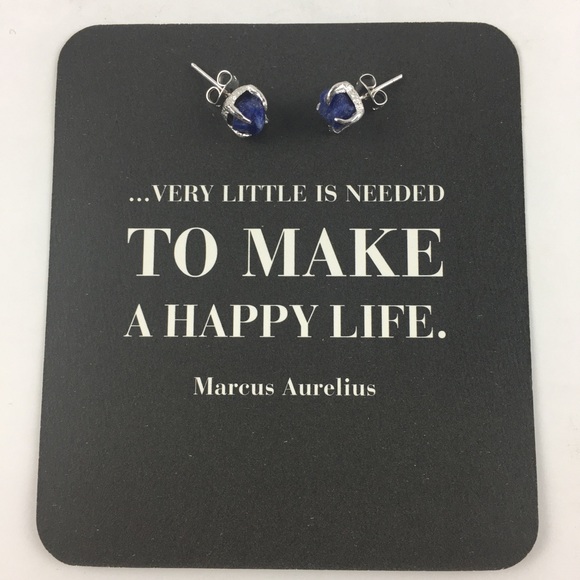 4 pairs left! Blue Apatite Earrings - Picture 5 of 6